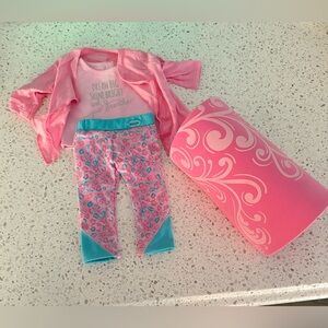 American Girl Truly Me  Yog-Ahh Outfit Set